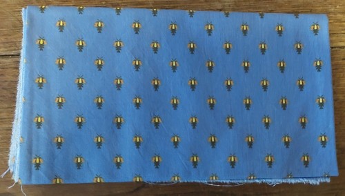Coupon tissu vintage coton - de,