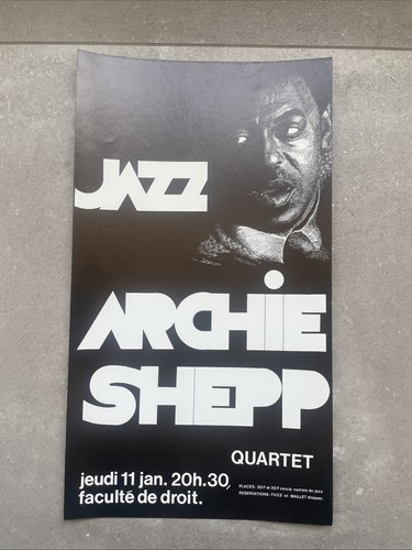 Affiche originale jazz - affiche, archie