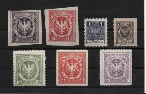 Fiscaux pologne timbres - pologne, 7