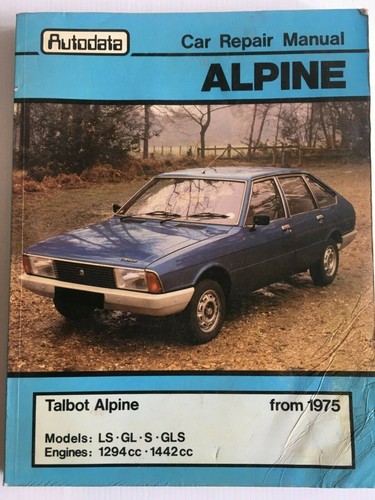 Autodata talbot alpine de - autodata,