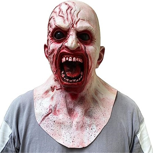 Zombie latex masque - zombie,