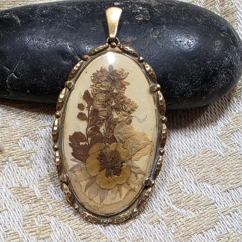 Pendentif ancien herbier - ancien,
