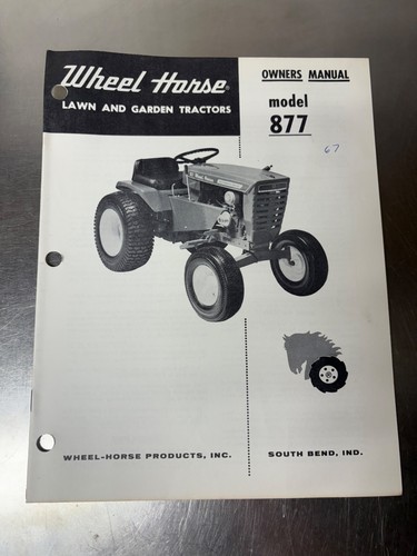 Original wheel horse 877 - original,