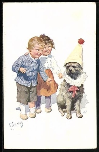 Carte postale artiste - postale, karl