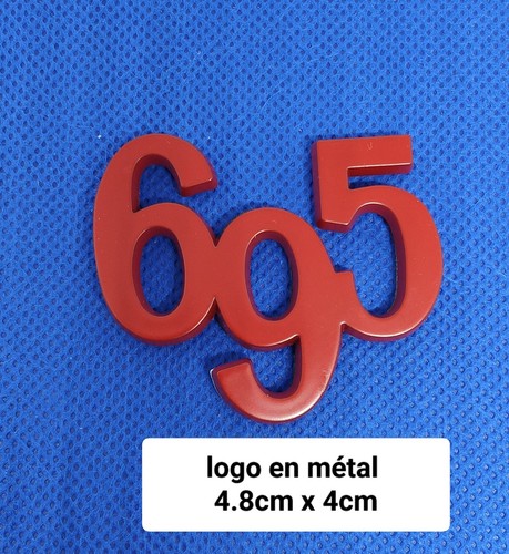Logo 695 rouge - rouge, mat