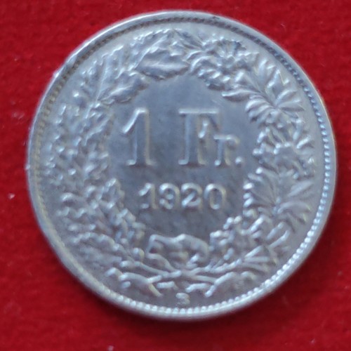 Suisse franc 1920 pièce - franc, en