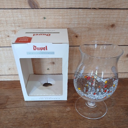 Duvel glass belgian lager beer - duvel,
