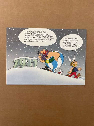 Carte vœux asterix 1998 - vœux,