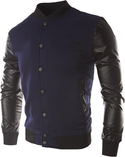 Hommes zip varsity jacket - zip,