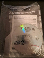 Yamaha Audiogram 3 manual ONLY no USB interface with Cubase AI 5 DVD Sealed bag