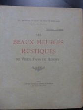 BRETAGNE  MOBILIER BRETON  MEUBLES RUSTIQUES PAYS RENNES  J.JAMBON  EO RELIEE