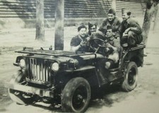 Original photo Jeep French Army TOA circa 1945