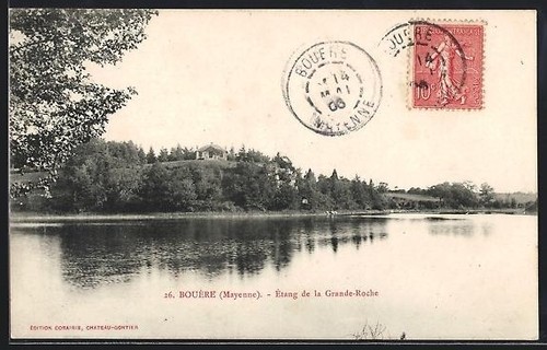 Cpa bouère mayenne étang - bouère,