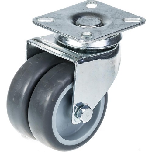 Roulette pivotante double - pivotante, en