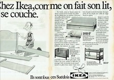 Advertising 019 1982 Swedish Furniture Ikea Bunk Beds (2Pages)
