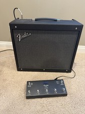 Fender Mustang GTX100 Guitar Amp and 7 Button Footswitch, 100 Watts, Black