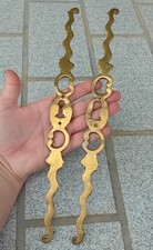 2 ANCIENNES ENTRÉES DE CLÉ SERRURE DE MEUBLE en bronze ou laiton   N°60D