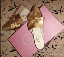 Mules en soie sauvage NEUVES T36 Valeur 79€