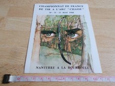 Sticker CHAMPIONNAT DE FRANCE DE ARCHERY "HUNTING" - 1988