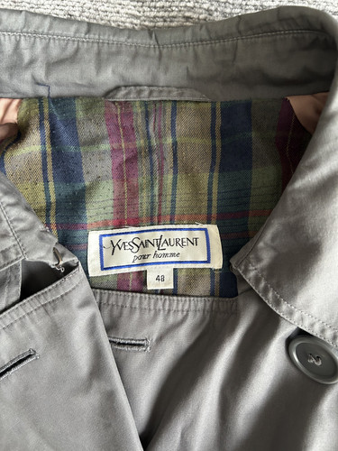 Trench vintage ysl gris - vintage, –