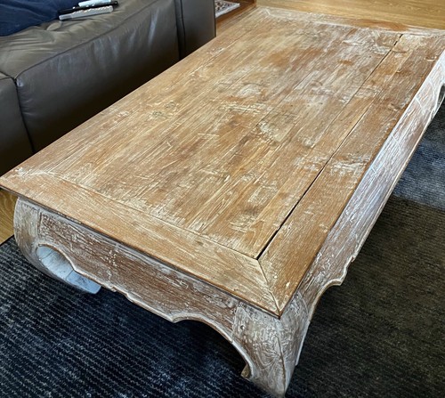 Table basse teck - basse,