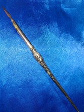 ANTIQUE LATE 19TH CENTURY ART NOUVEAU SILVER FEATHER HOLDER BEAUTIFUL QUALITY