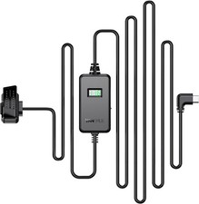 USB-C OBD Hardwire avec écran, 3 Niveaux de Protection Basse Tension 11,6/23,6V