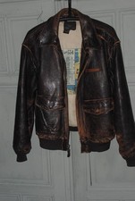 blouson cuir aviateur AVIREX