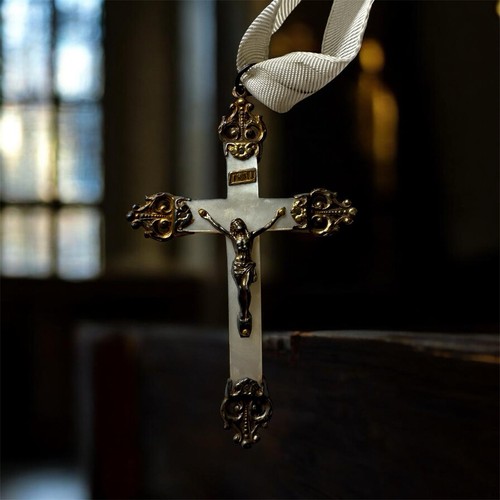 Ancien crucifix nacre christ - ancien,