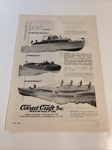 Correct craft inc 1954 - correct, inc.