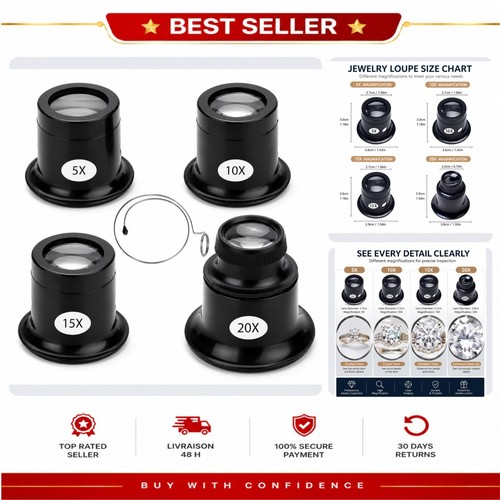 Loupe horloger bijoutier - , 5