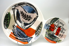 DOUBLE ASSIETTE, PORCELAINE