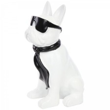 Statue chien bouledogue
