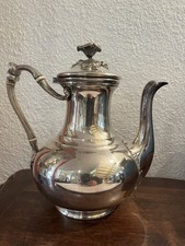 BELLE CAFETIERE THEIERE EN METAL ARGENTE - CHRISTOFLE - MODELE ART NOUVEAU