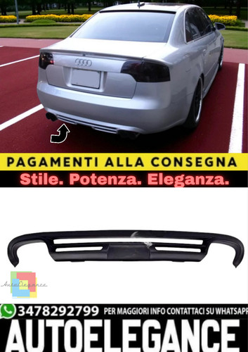 Diffuseur arrière pour audi - diffuseur,