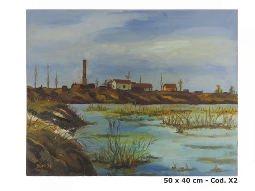 Tableau paysage campagne - paysage,