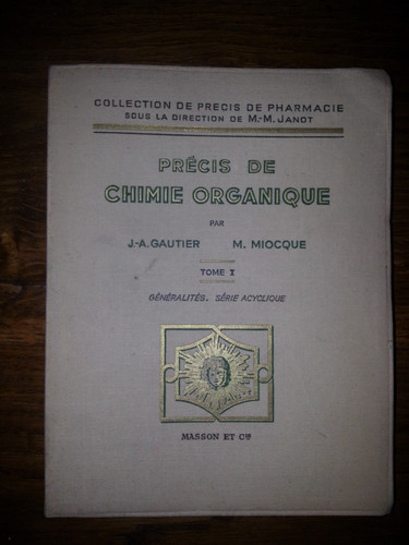 Précis chimie organique - précis,