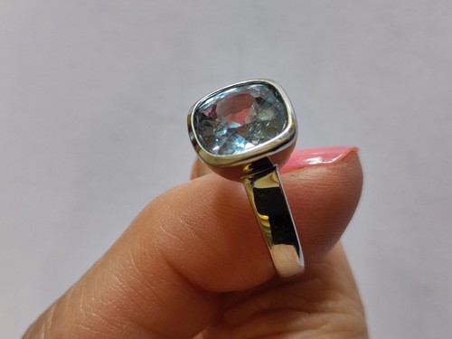 Bague argent massif - en, 925