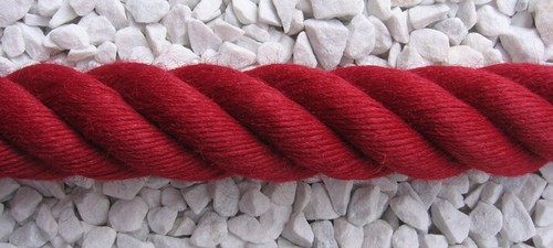 Main corde barrière - main, de