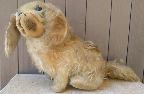 Ancienne peluche chien - ancienne,