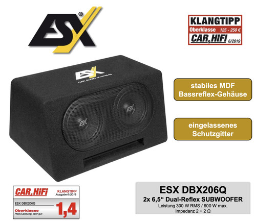Boîtier esx dbx 206q - boîtier, dbx-206q
