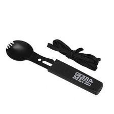 Outil de survie multifonction 8 en 1 couteau, fourchette, sifflet