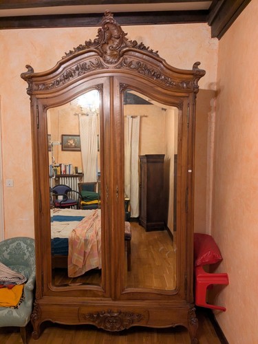 Armoire bois noyer - bois, noyer,