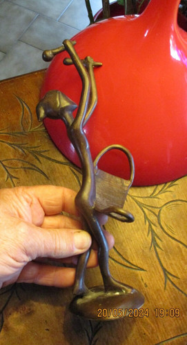 Statuette africaine bronze - en,