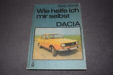 Repair manual repair manual I drive a Dacia 1300 sedan