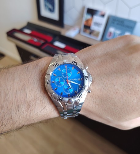Montre phossil speedway - , blue