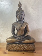 Base de lotus antique en bois