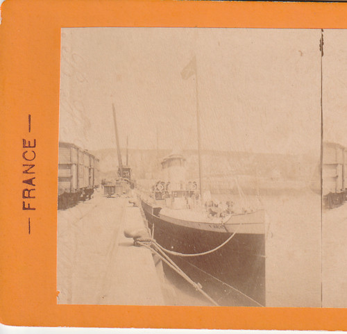 Dieppe bateaux port card - au,