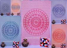 elephant Mandala Hippie Tenture Tapisserie Murale Couvre-lit De Jumeaux Bohème