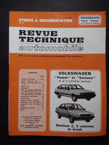 Revue technique automobile - §,